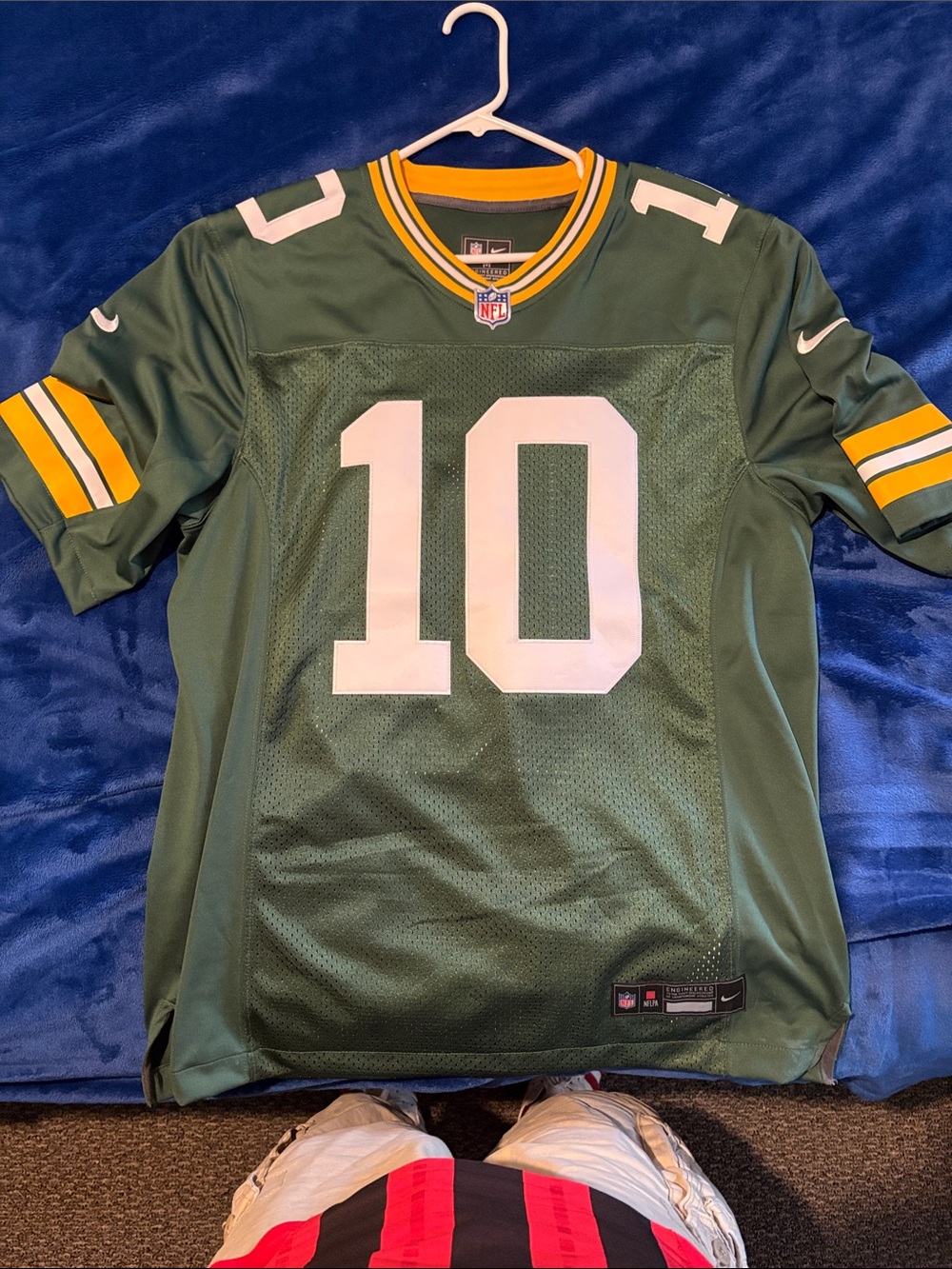 $165 - Jordan Love Green Bay Packers Jersey SIZE MEDIUM.